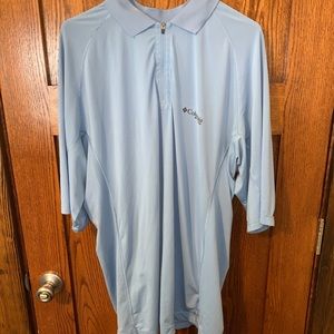 Columbia PFG short sleeve light blue XL